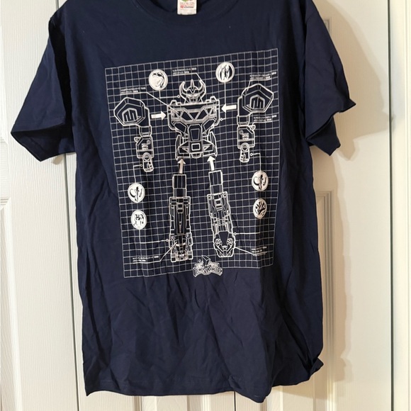 Fruit of the Loom Blue Short Sleeve Tee transformers - Picture 1 of 5
